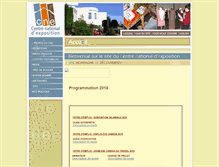 Tablet Screenshot of centrenationalexposition.com